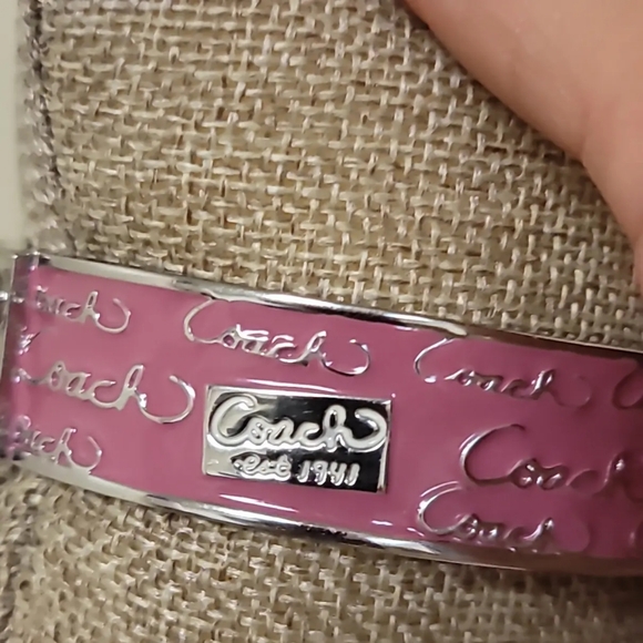 Coach Bangle Pink EUC - Picture 6 of 10
